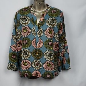 Ann Taylor Loft Softened Shirt Sz M
